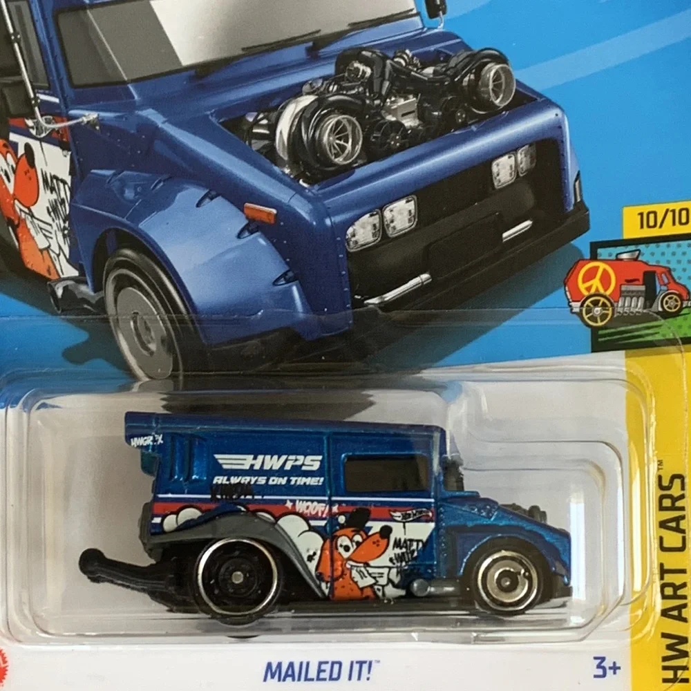 Hot Wheels Mailed It Van Art Car Hotwheels Mail Truck Lets Race Netflix New 2024